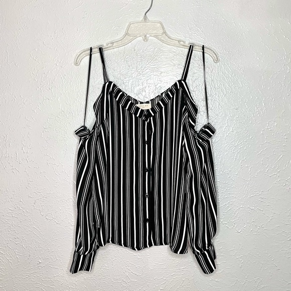 Anthropologie Sophie Rue Cold Shoulder Blouse - Picture 1 of 5